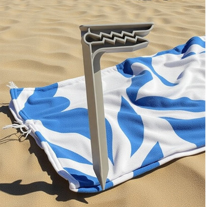 Pinza cocodrilo sujeta toallas de playa para fijar toallas sobre arena y evitar movimientos por viento SKU PCSTP-001 projit.es