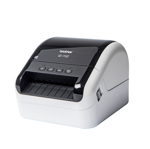 Impresora profesional Brother QL-1100C vista frontal