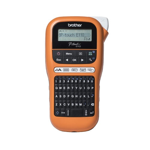 Brother rotuladora portátil para creación de etiquetas 3.5 a 12 mm en instalaciones eléctricas SKU PTE110VPUR1 projit.es