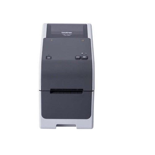 Impresora TD2320D203Z1 imprimiendo etiquetas de 2″ en escritorio