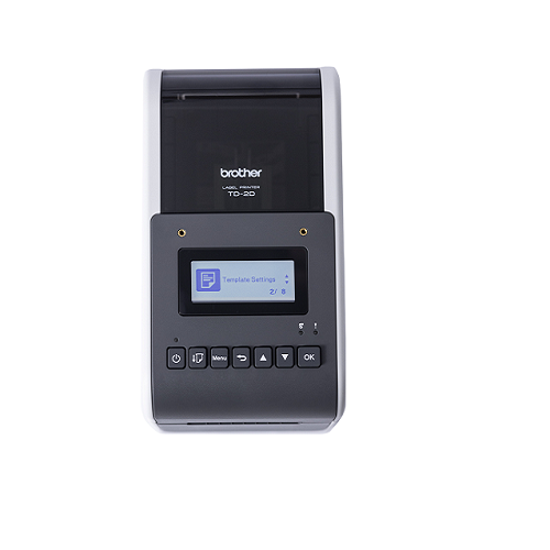 Impresora térmica directa Brother TD-2350D de 300 ppp vista frontal