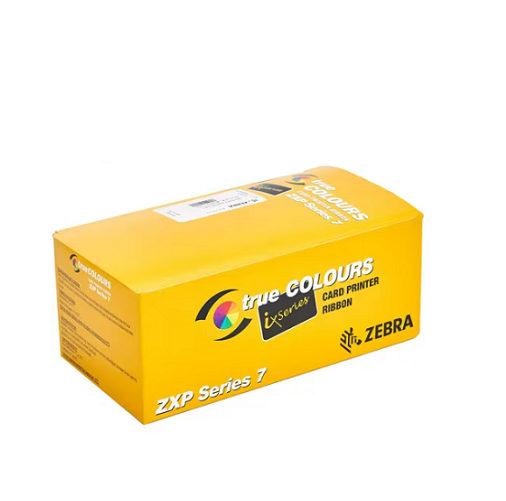 Caja de Ribbon Zebra YMCKO para impresión de carnets PVC a color en impresoras de credenciales SKU 800033-340 projit.es