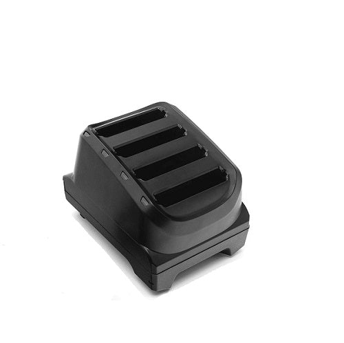 Equipo Zebra de carga múltiple TC21 TC26 mantiene energía disponible en almacén con rotación eficiente de baterías SKU SAC-TC2Y-4SCHG-01 projit.es