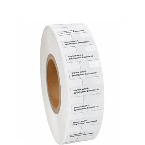 Etiqueta RFID Zebra de poliéster 45x13 mm para impresión térmica industrial SKU 10026764 projit.es