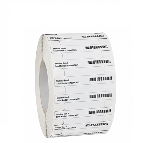 Etiqueta RFID Zebra adhesiva diseñada para control logístico y trazabilidad SKU 10026765 projit.es