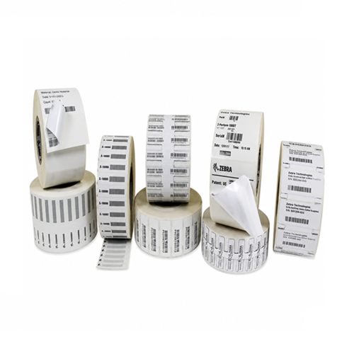 Etiqueta RFID Zebra sintética de 60x25 mm para impresión por transferencia térmica SKU 10026767 projit.es