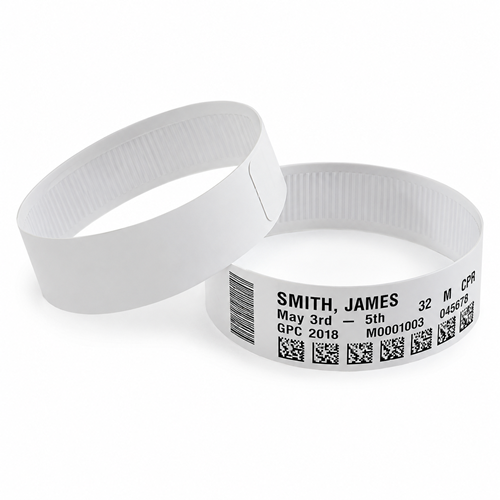 Zebra Z-BAND DIRECT utilizada para control de pacientes y trazabilidad SKU 3014578 projit.es