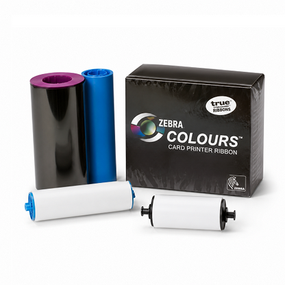 Ribbon Zebra monocromo plata para impresión de tarjetas PVC en impresoras ZC300 SKU 800300-307 projit.es