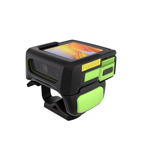 “Vista lateral del terminal portátil Zebra WS50 WS5001-0B2J3020EA6 con montaje de mano SKU WS5001-0B2J3020EA6 PROJIT España