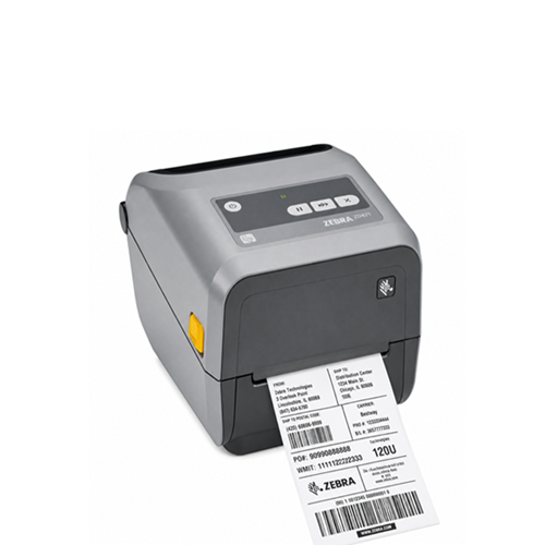 Dispositivo Zebra ZD4A043 aplicado a identificación de productos en entorno comercial con conexión inalámbrica estable SKU ZD4A043-C0EE00EZ projit.es