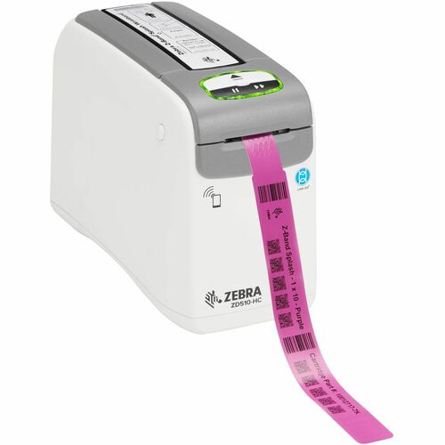 Impresora Zebra ZD510 para pulseras de identificación en sanidad imprime directamente con precisión y rapidez en hospitales SKU ZD51013-D0ER00FZ projit.es