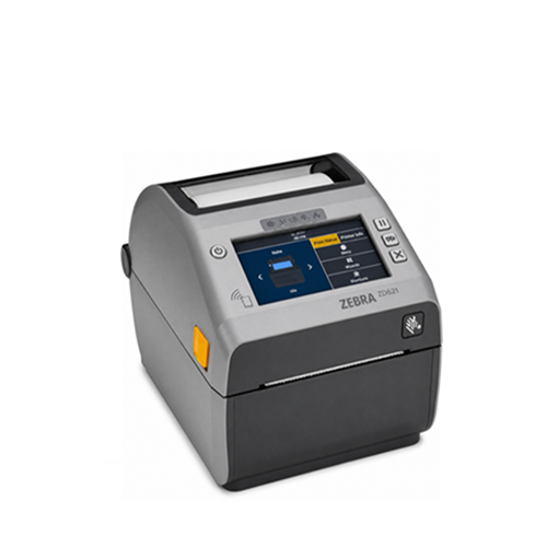 Impresora Zebra ZD621 con pantalla táctil a color y resolución 300dpi orientada a uso en escritorio técnico SKU ZD6A143-32EF00EZ projit.es