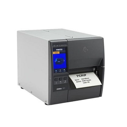 Impresora Zebra ZT231 300 dpi con cutter automático vista frontal SKU ZT23143-T2E000FZ