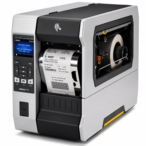 Sistema Zebra ZT620 preparado para etiquetado de alta definición en producción intensiva con resolución 300dpi SKU ZT62063-T0E0100Z projit.es