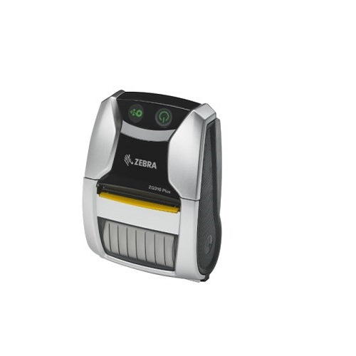 Parte trasera de la impresora móvil Zebra ZQ310 para uso en interiores